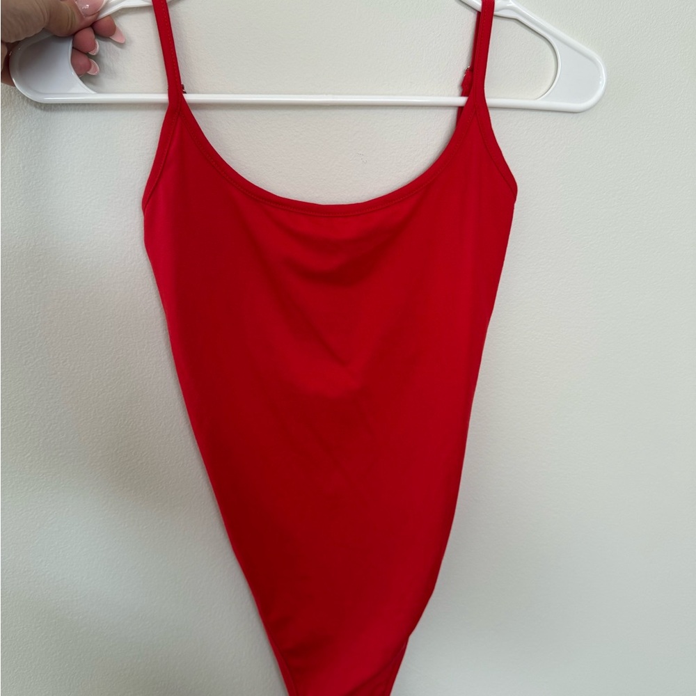 SHEIN Red Bodysuit